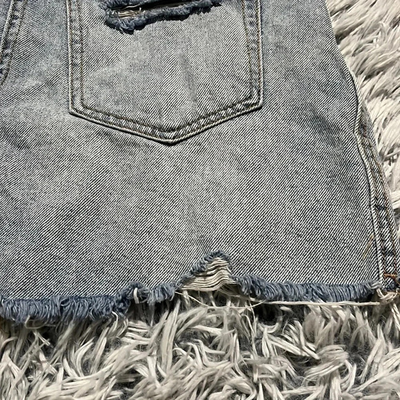 WE the free denim skirt size 25 - Picture 13 of 14